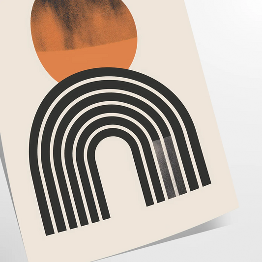 space Boho Abstract 16 poster gray green tones captivating art wall piece perfect tranquility style room unique gift artwork available standalone print