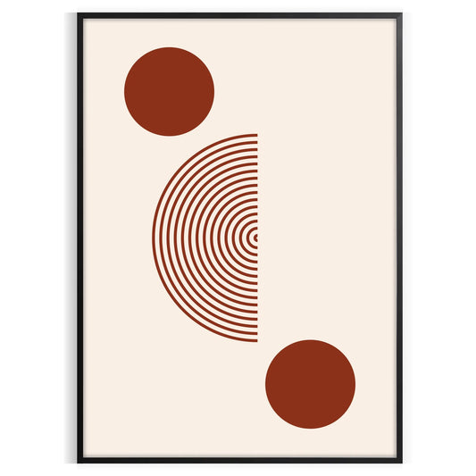 home decor boho wall art poster abstract bohemian designs gift space artistic print vibes life sizes A4 cm A0