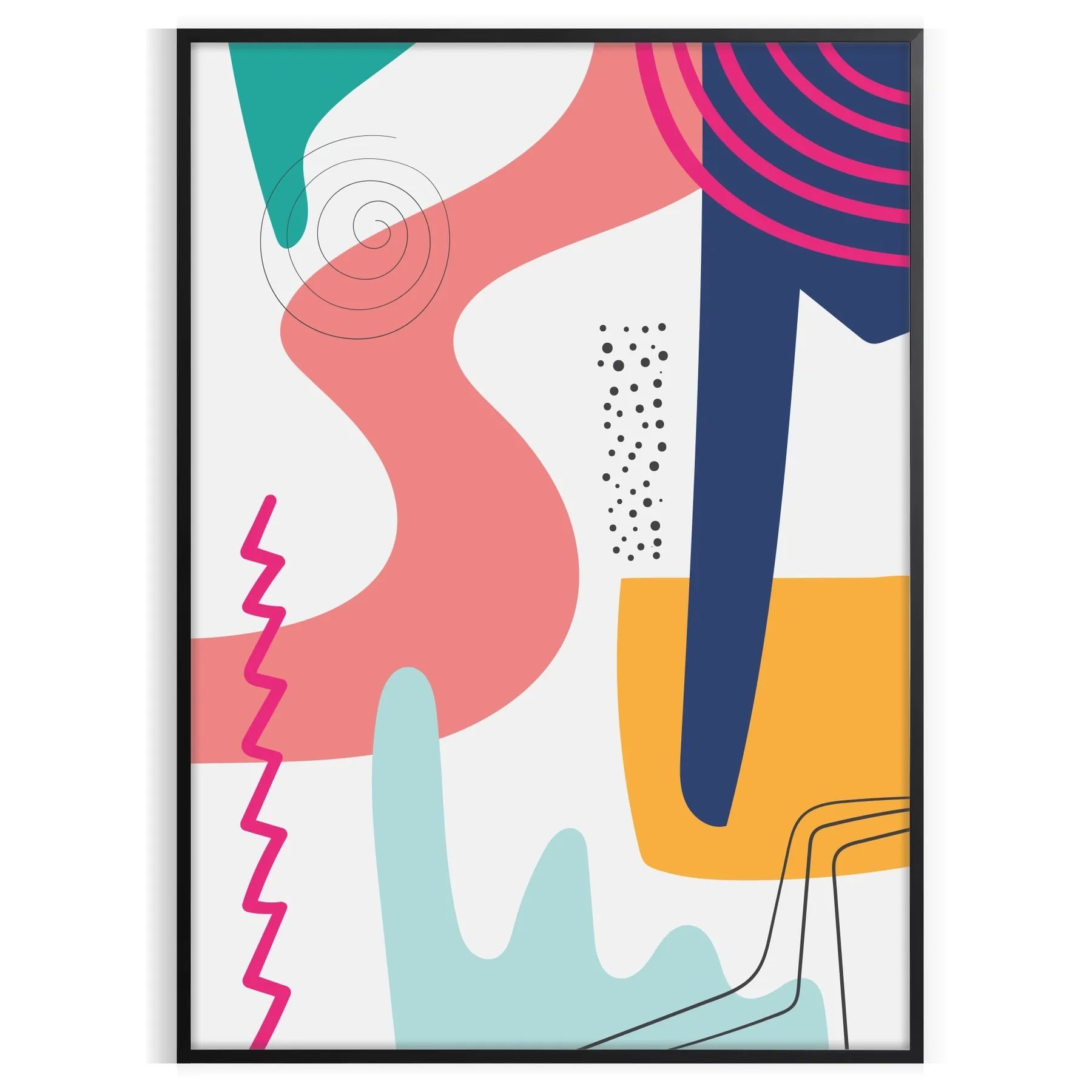 space boho abstract bohemian poster stunning print vibrant wall art ideal gift unique artwork decor frame versatile styling options