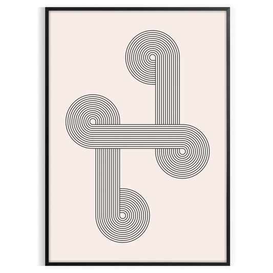 space Boho Chic Wall Art stunning abstract 12 poster serene gray green hues gift own home print elegance style room