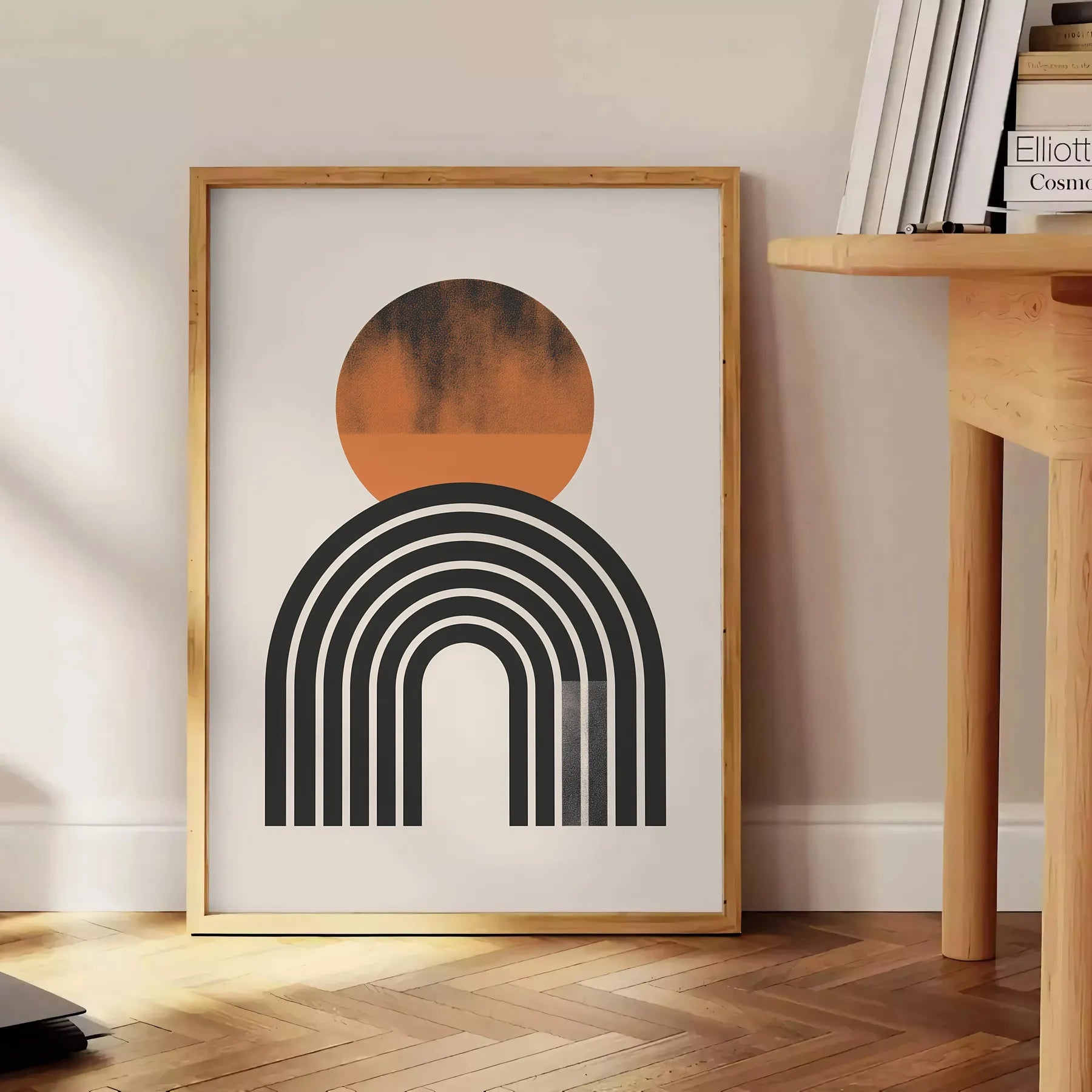 space Boho Abstract 16 poster gray green tones captivating art wall piece perfect tranquility style room unique gift artwork available standalone print