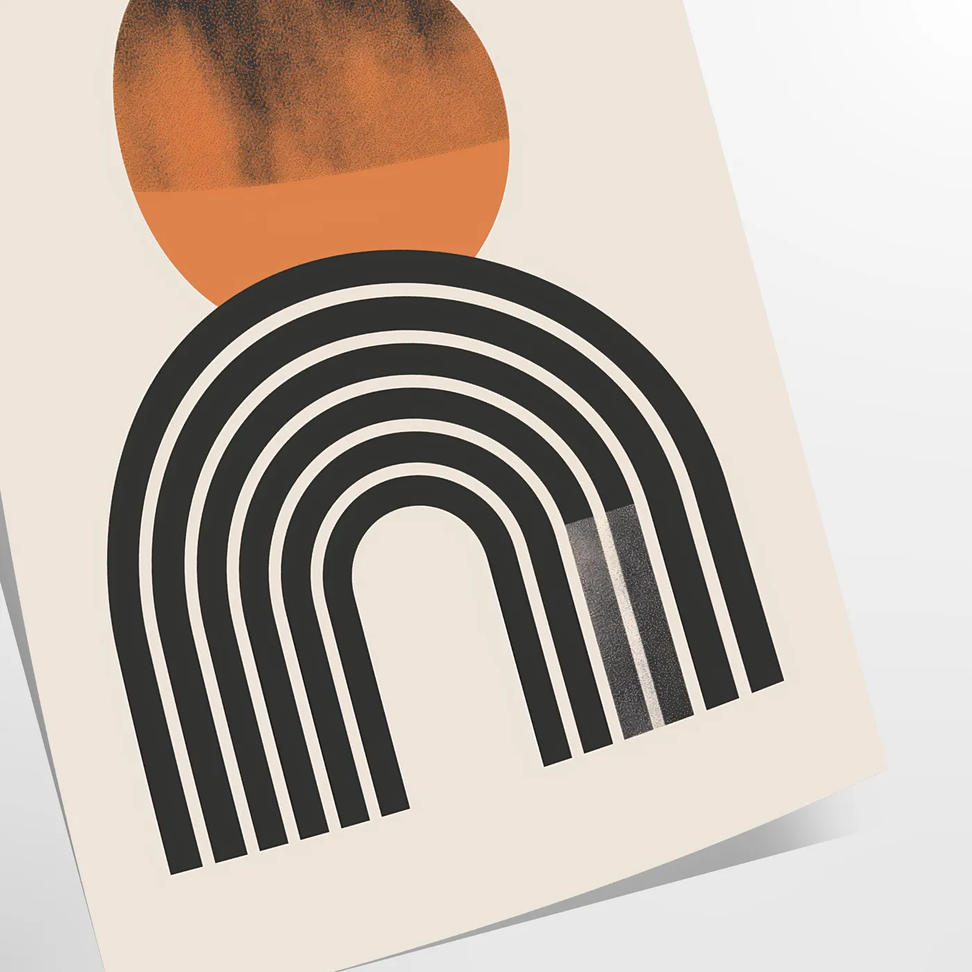 space Boho Abstract 16 poster gray green tones captivating art wall piece perfect tranquility style room unique gift artwork available standalone print