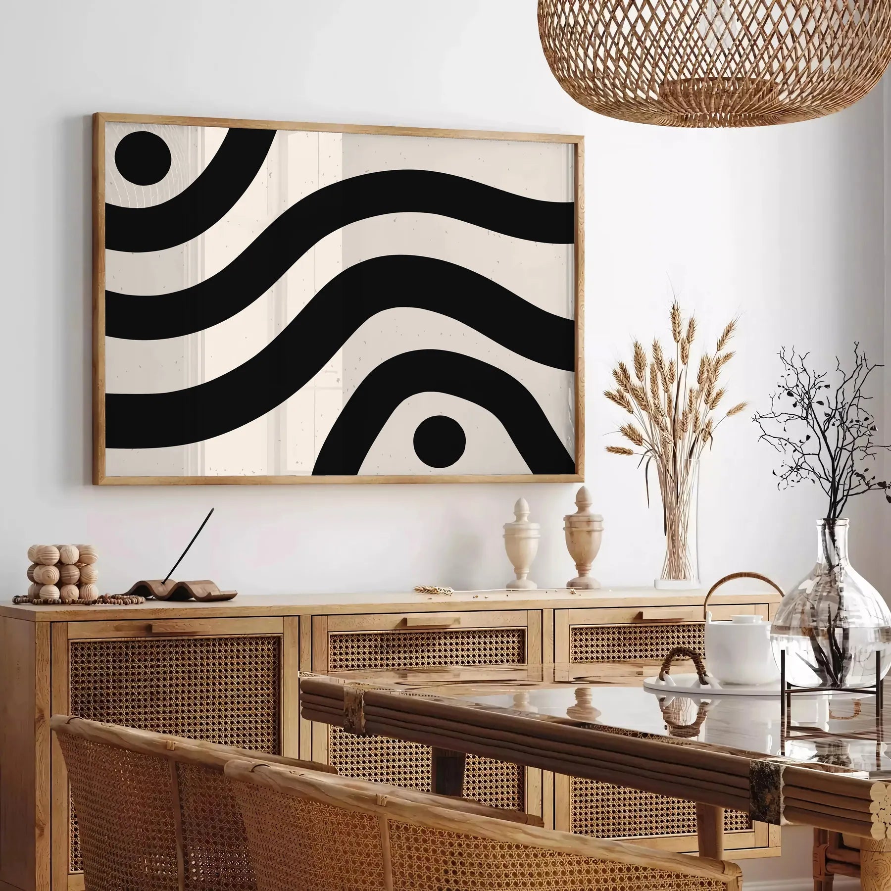 space Boho Abstract 26 wall art poster touch bohemian flair captivating print ideal room thoughtful gift sizes A4 cm A0 decor artistic masterpiece