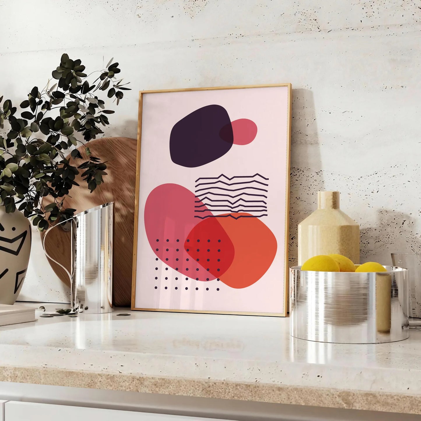 space large boho wall art poster mesmerizing abstract designs striking print touch artistic flair room ideal artwork gift unframed version perfect fit