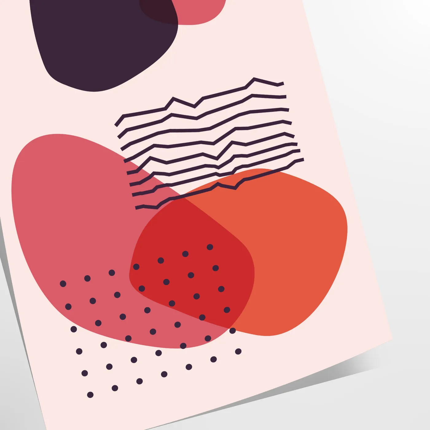 space large boho wall art poster mesmerizing abstract designs striking print touch artistic flair room ideal artwork gift unframed version perfect fit