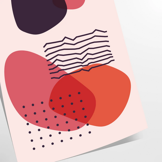 space large boho wall art poster mesmerizing abstract designs striking print touch artistic flair room ideal artwork gift unframed version perfect fit