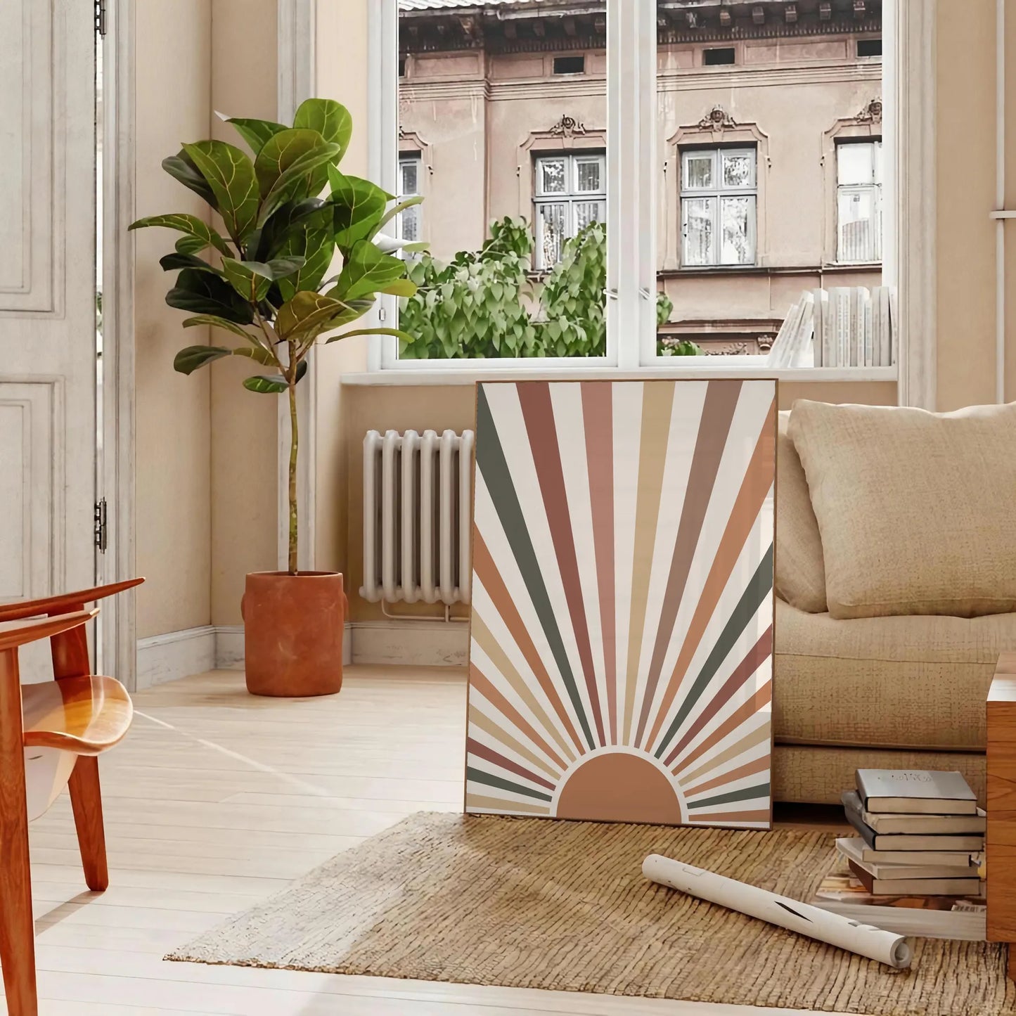 space Boho Abstract Wall Poster captivating print touch artistic flair decor style unique artwork wonderful gift needs